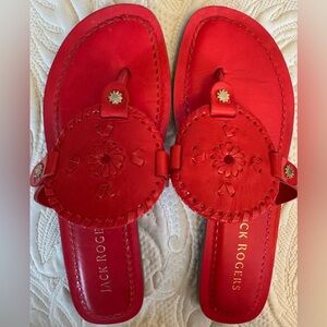 Jack Rogers coral slide size 9